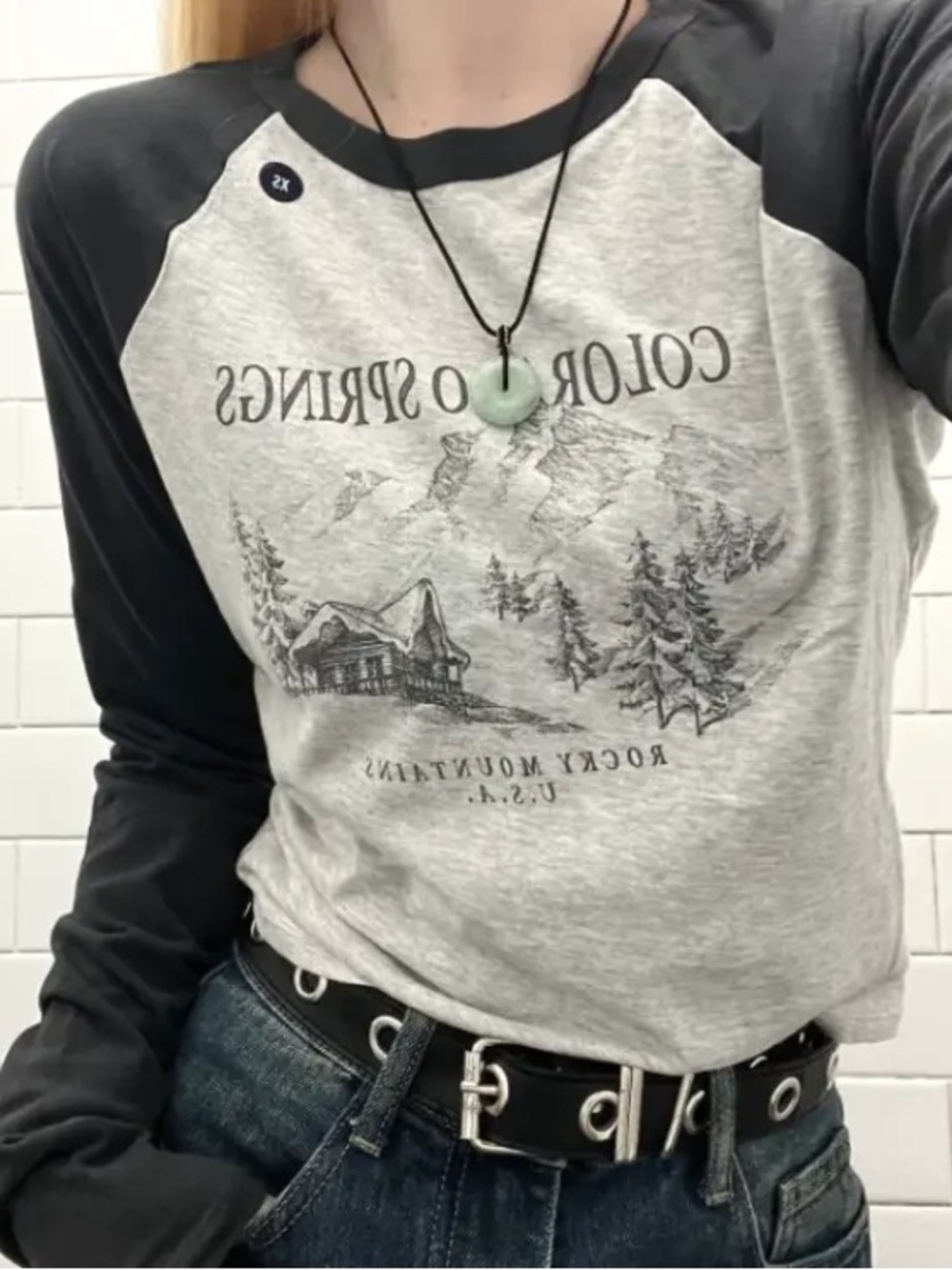 Colorado Springs Graphic Tee - Black & Gray